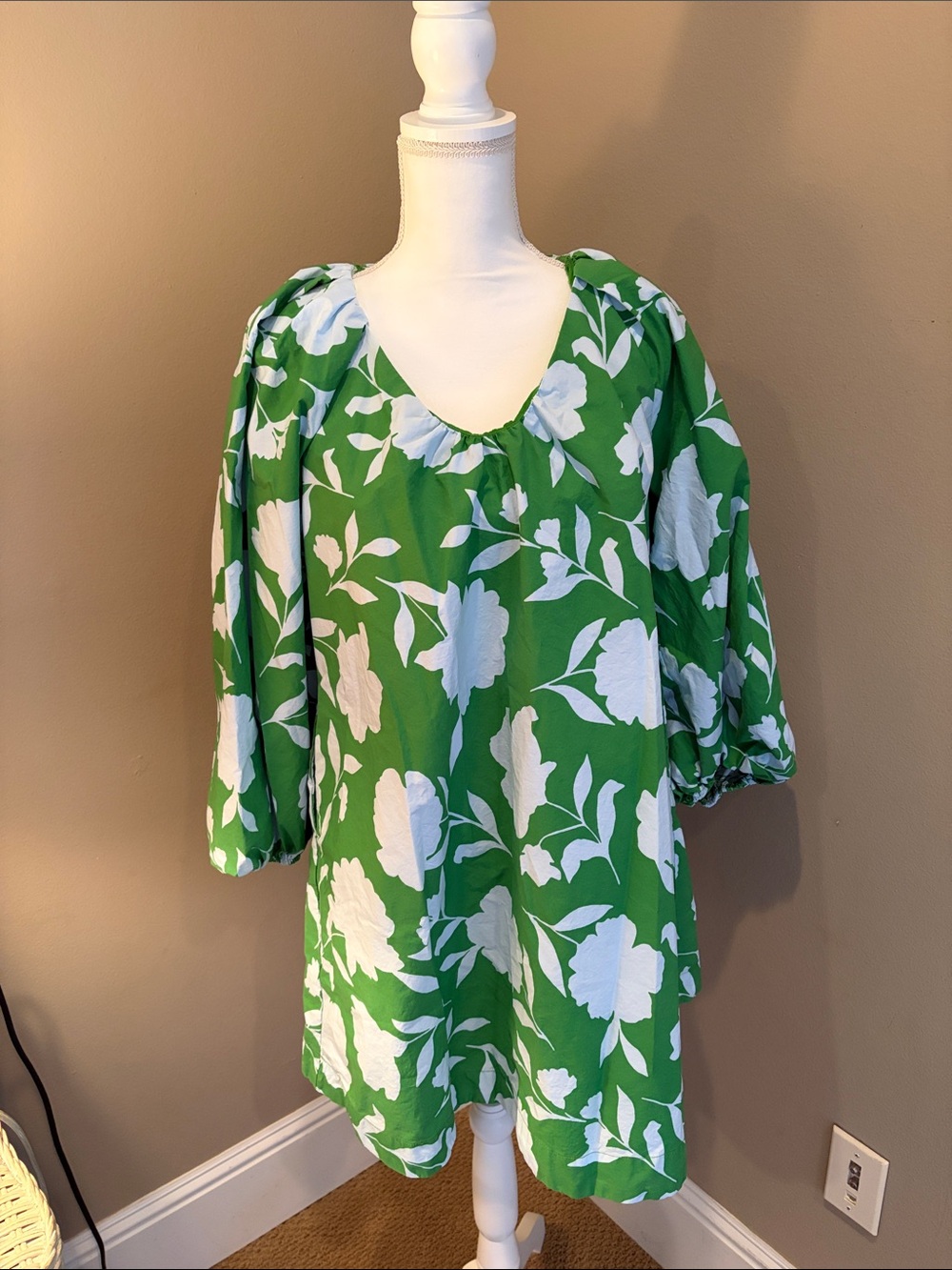 Green Floral Dress by Kate Spade